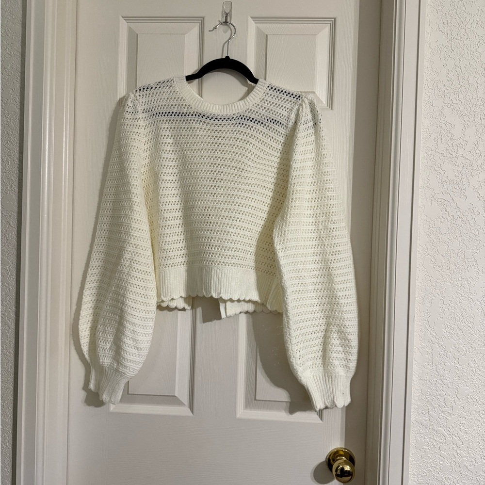 White Knit Sweater